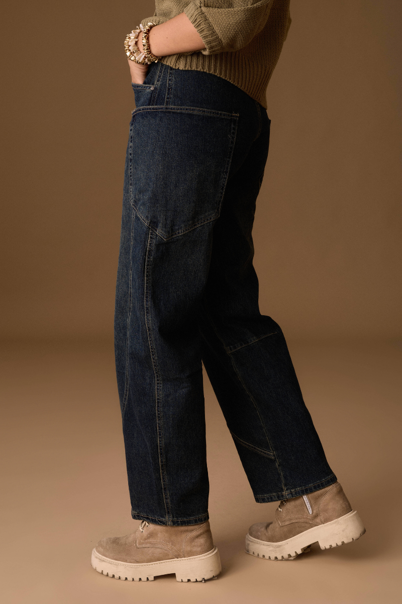Jeans Con Tasconi denim|Colore:Denim