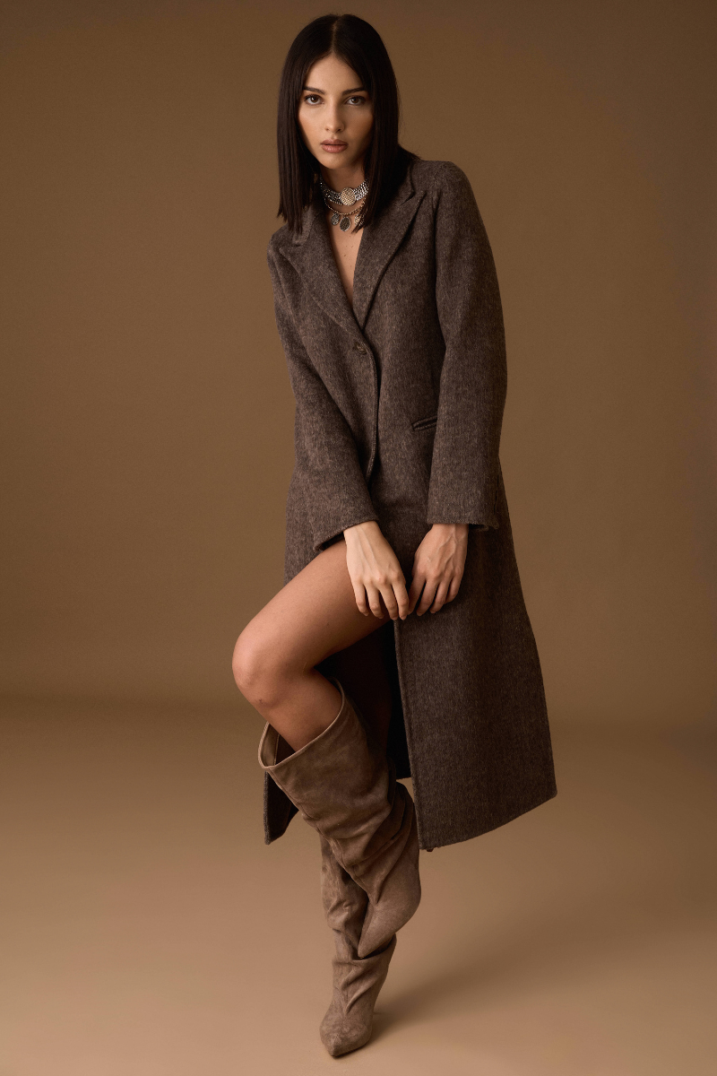 Cappotto Wool testa di moro|Colore:Testa di moro