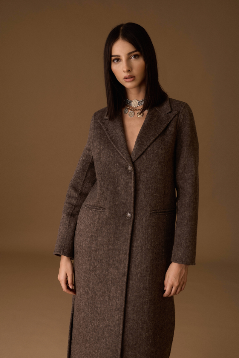 Cappotto Wool testa di moro|Colore:Testa di moro
