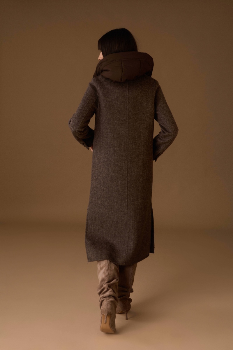 Cappotto Wool testa di moro|Colore:Testa di moro