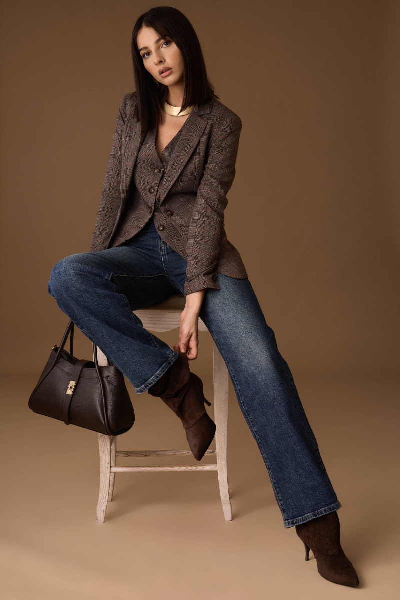 Jeans Dritto denim|Colore:Denim