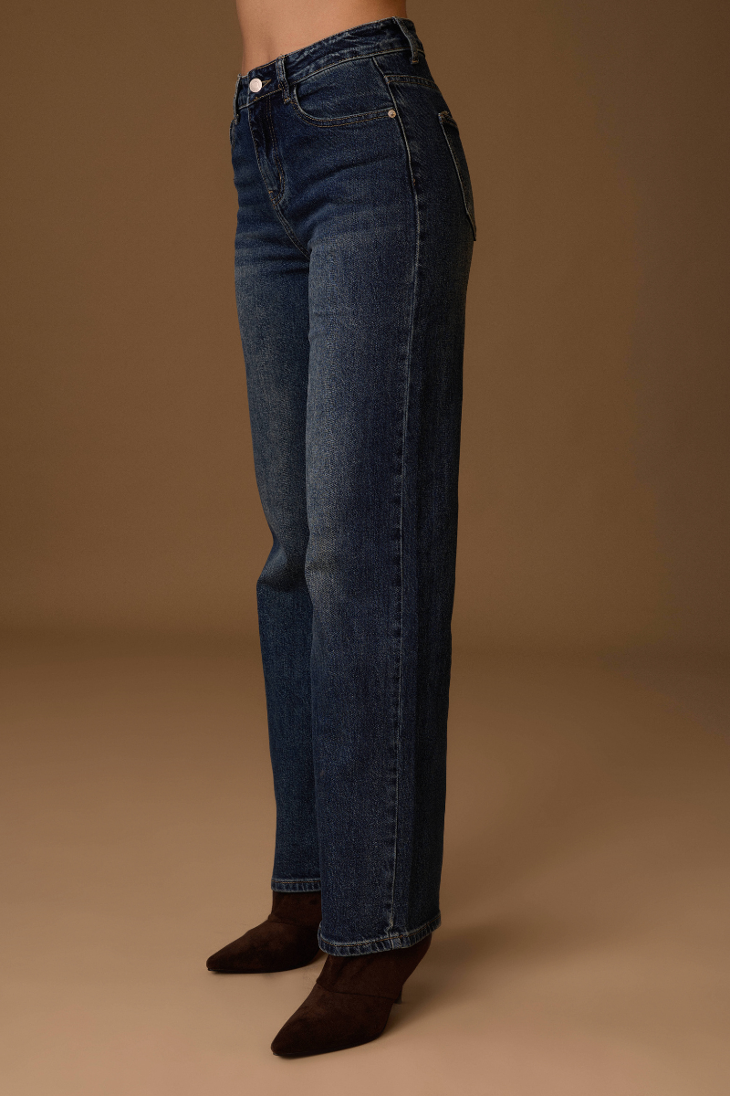 Jeans Dritto denim|Colore:Denim