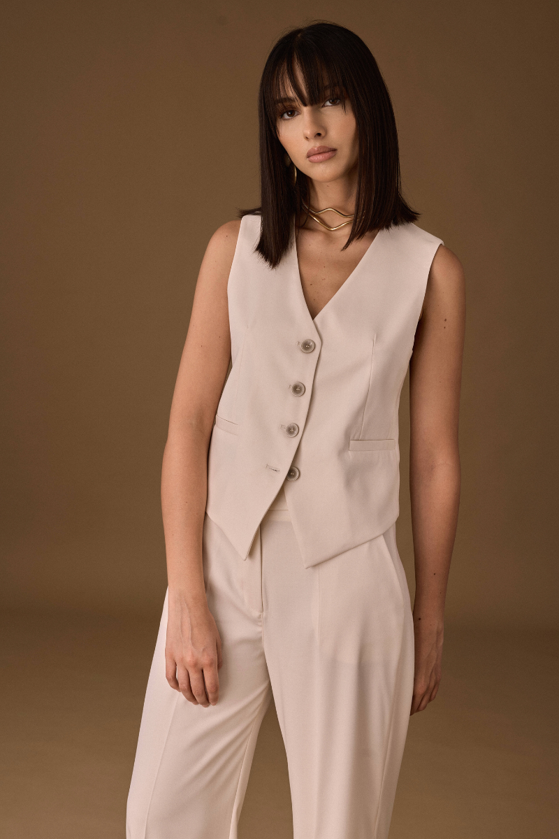 Gilet Sartoriale burro|Colore:Burro