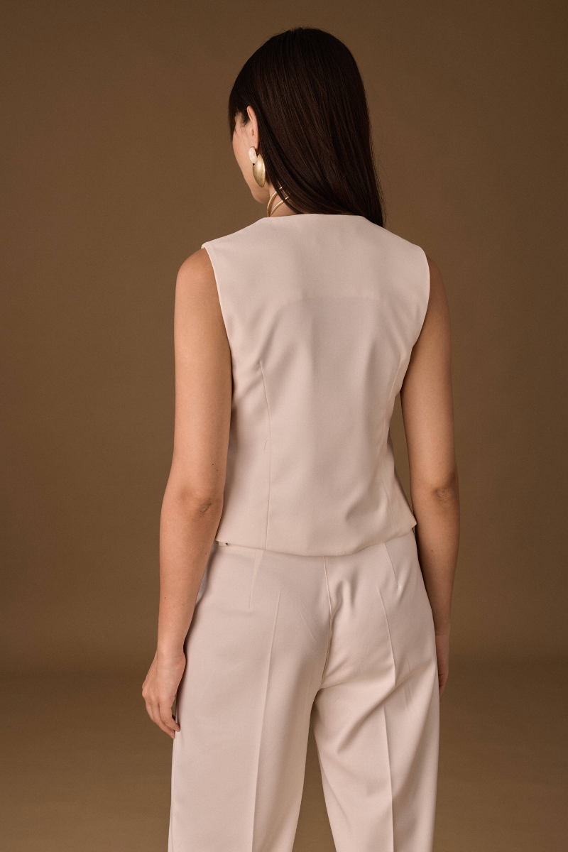 Gilet Sartoriale burro|Colore:Burro