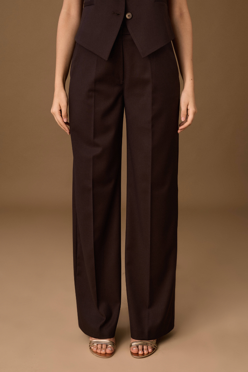 Pantalone Sartoriale Office Testa di moro|Colore:Testa di moro