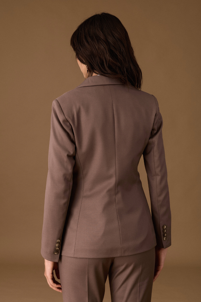 Giacca Sartoriale Monopetto Tortora|Colore:Tortora