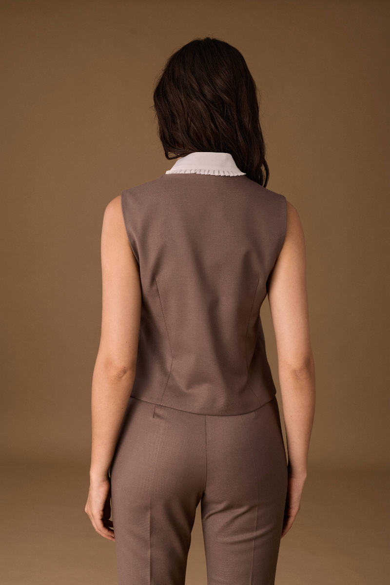 Gilet Sartoriale Tortora|Colore:Tortora