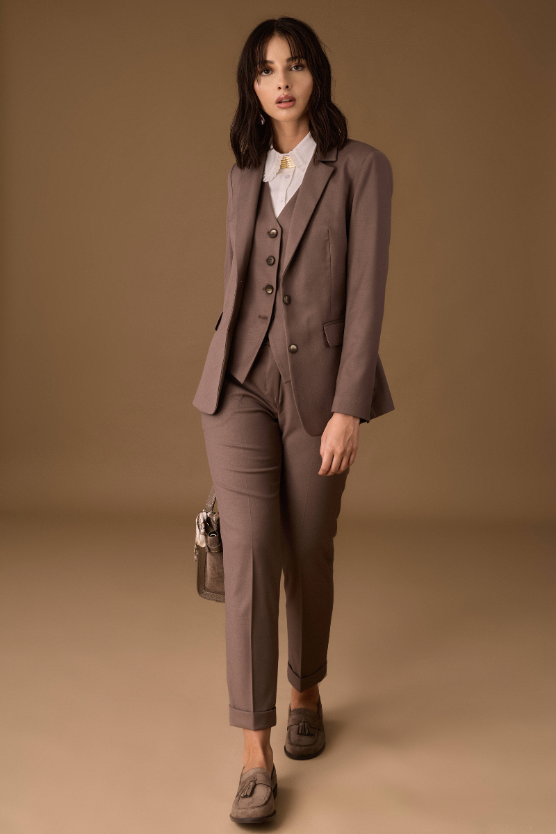 Pantalone Sartoriale Capri Tortora|Colore:Tortora