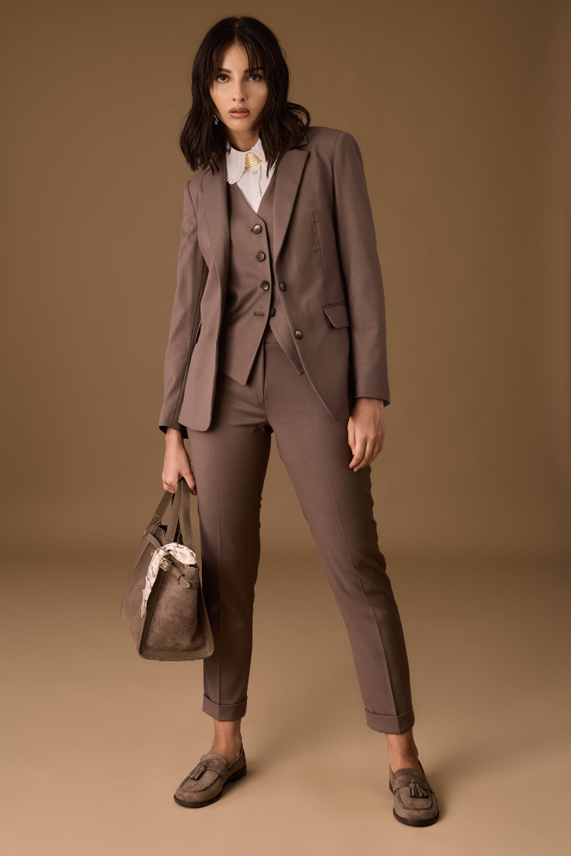 Pantalone Sartoriale Capri Tortora|Colore:Tortora