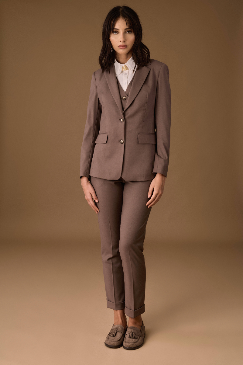 Pantalone Sartoriale Capri Tortora|Colore:Tortora
