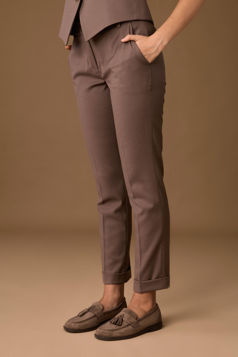 Pantalone Sartoriale Capri Tortora|Colore:Tortora