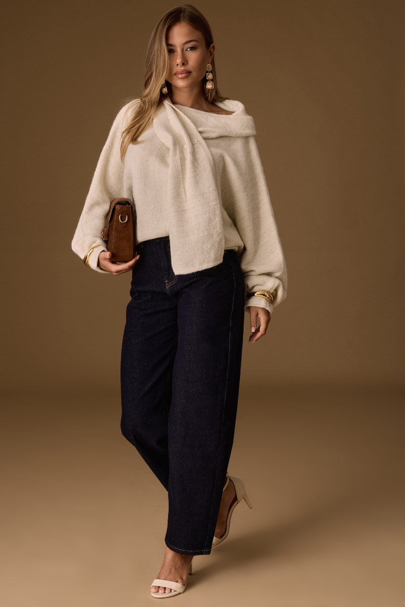 Jeans Momfit denim|Colore:Denim
