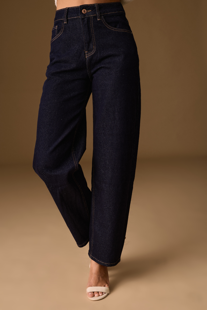 Jeans Momfit denim|Colore:Denim