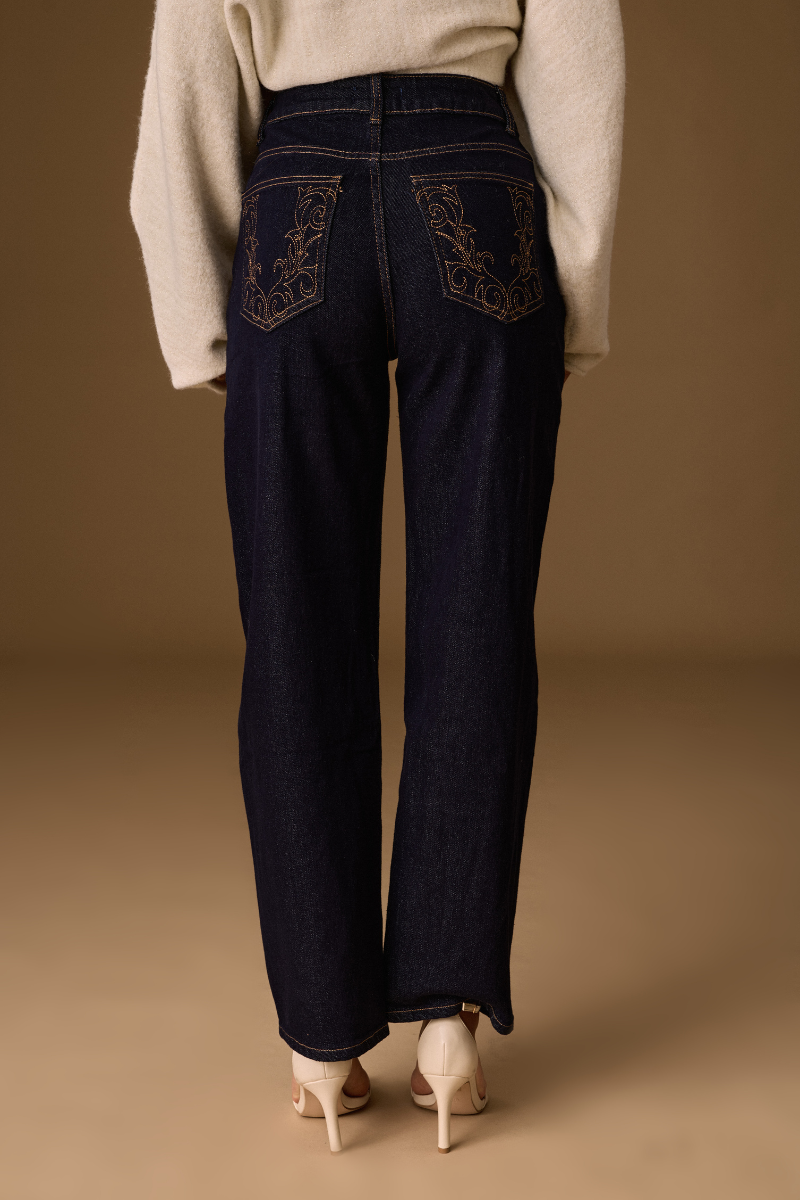 Jeans Momfit denim|Colore:Denim