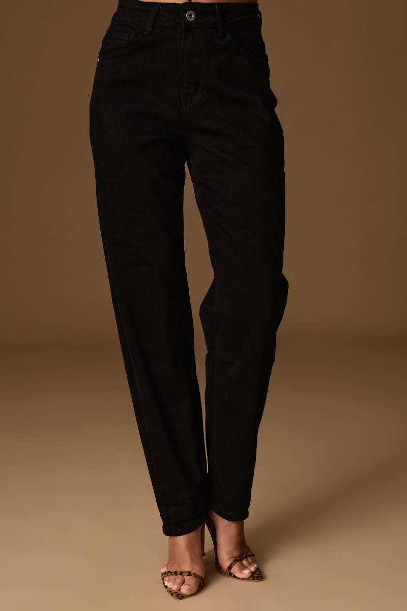 Panalone Boyfriend nero|Colore:Nero