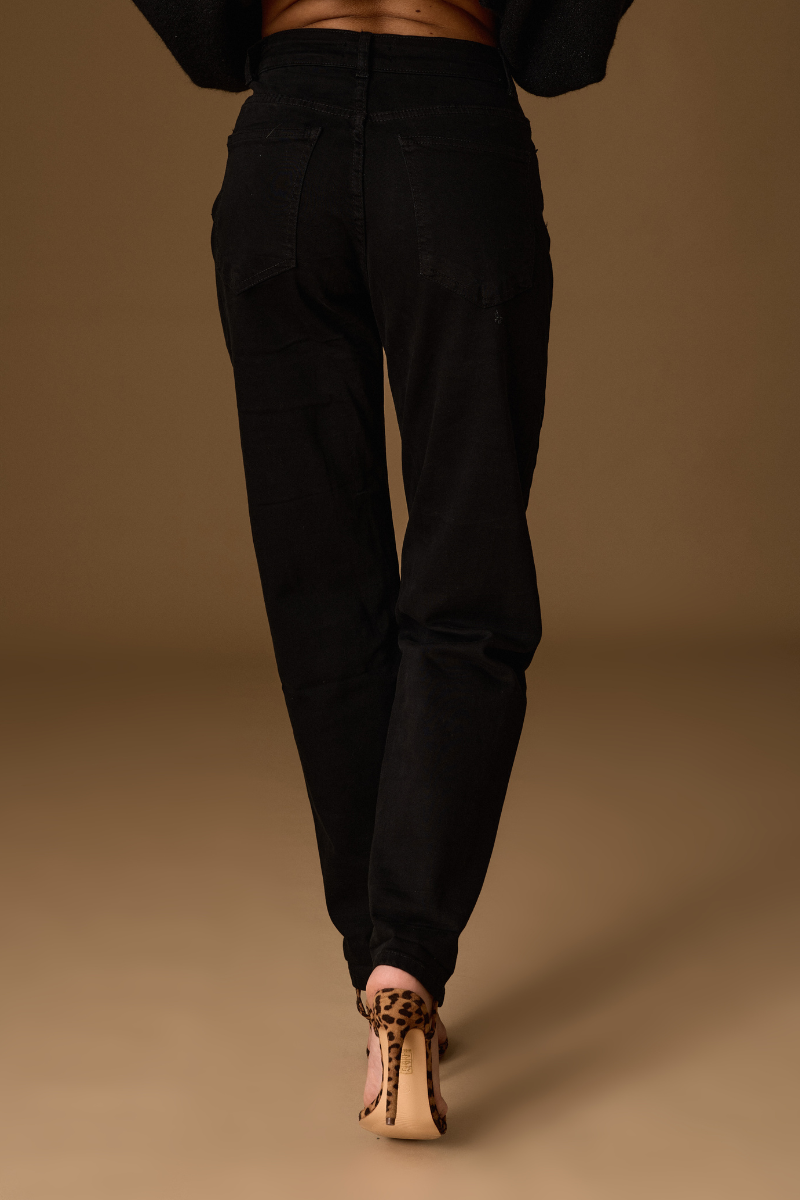 Panalone Boyfriend nero|Colore:Nero