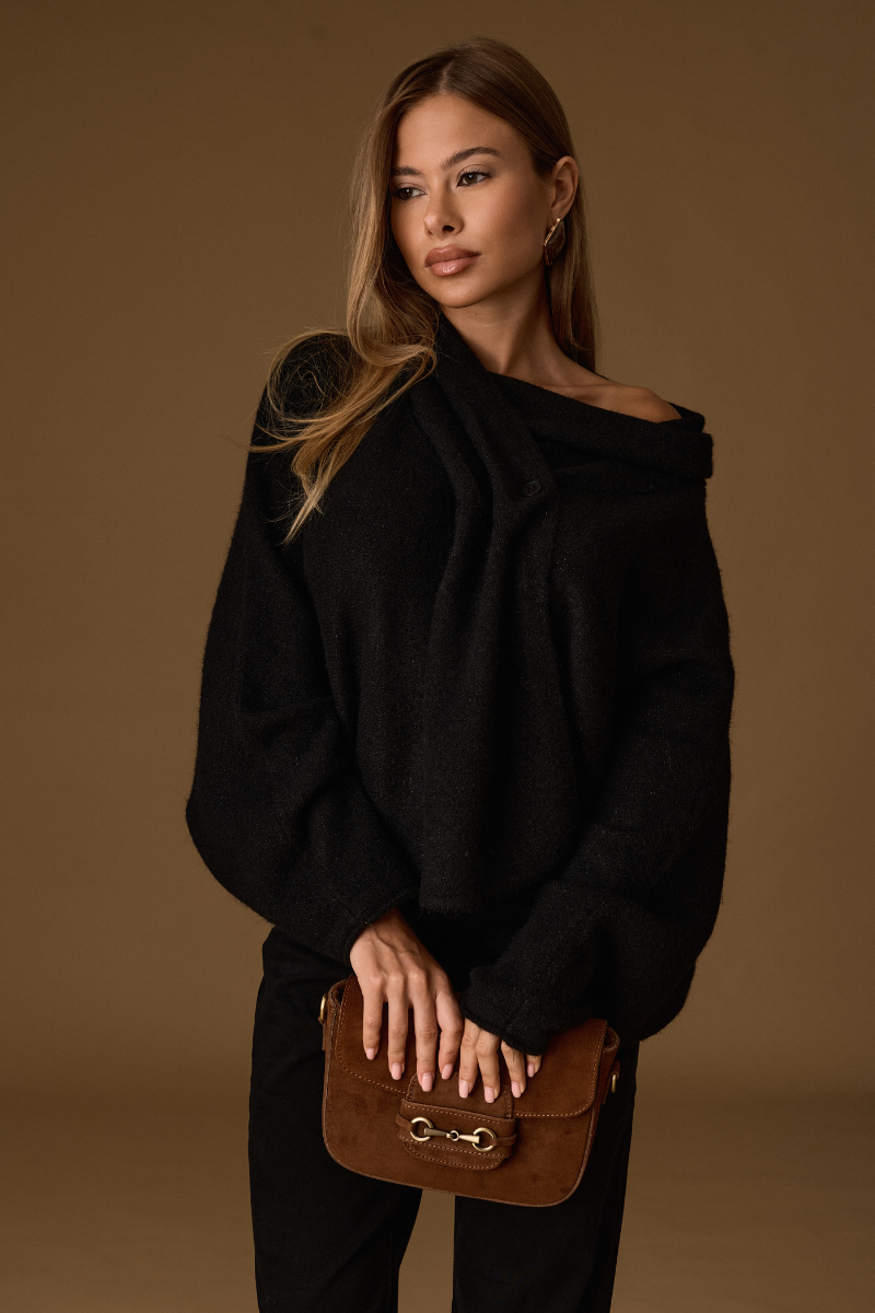 Mantella Lurex Nero|Colore:Nero