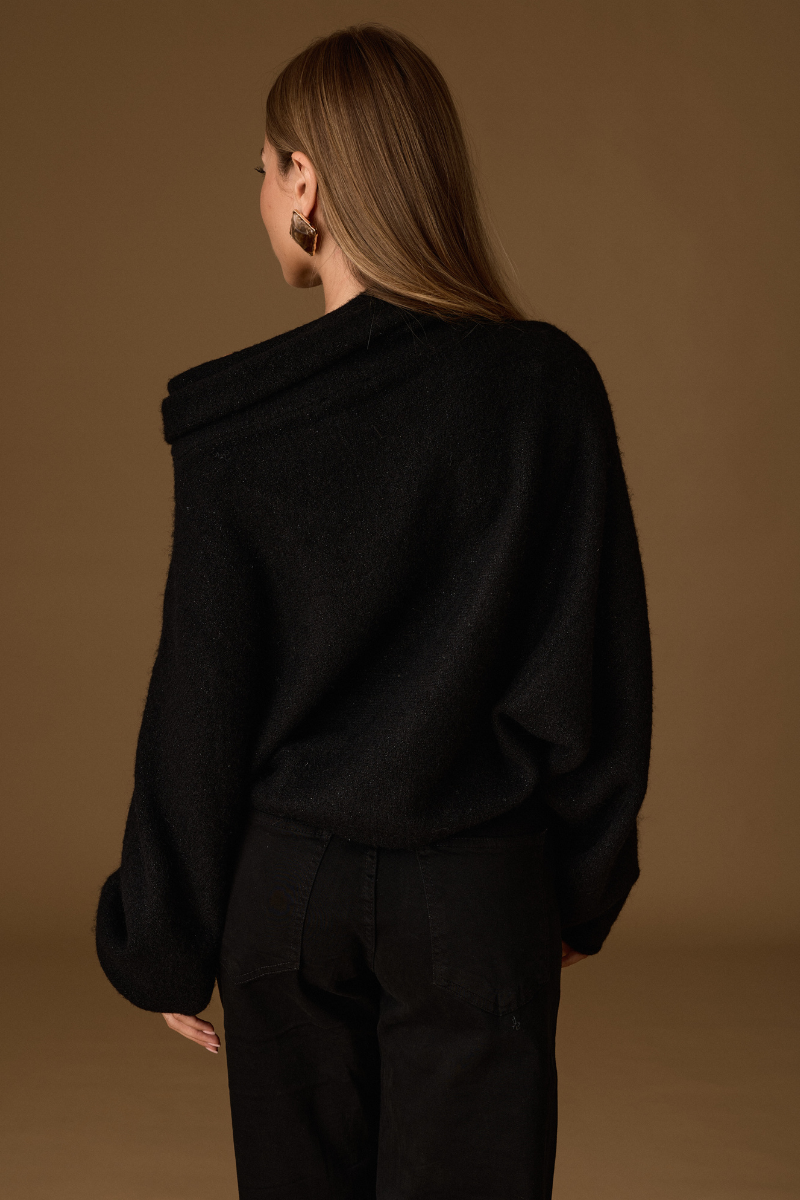 Mantella Lurex Nero|Colore:Nero