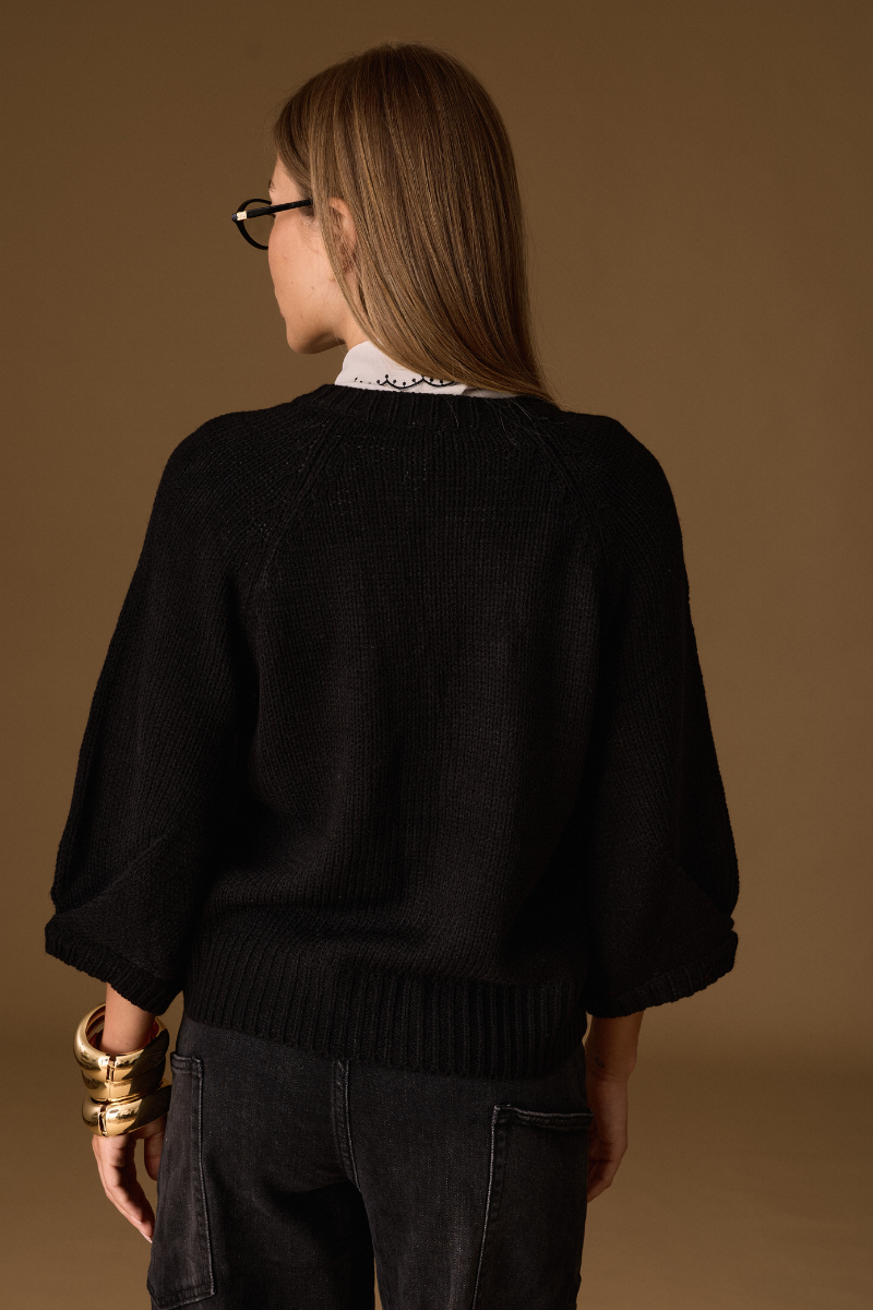 Cardigan Lauren Nero|Colore:Nero