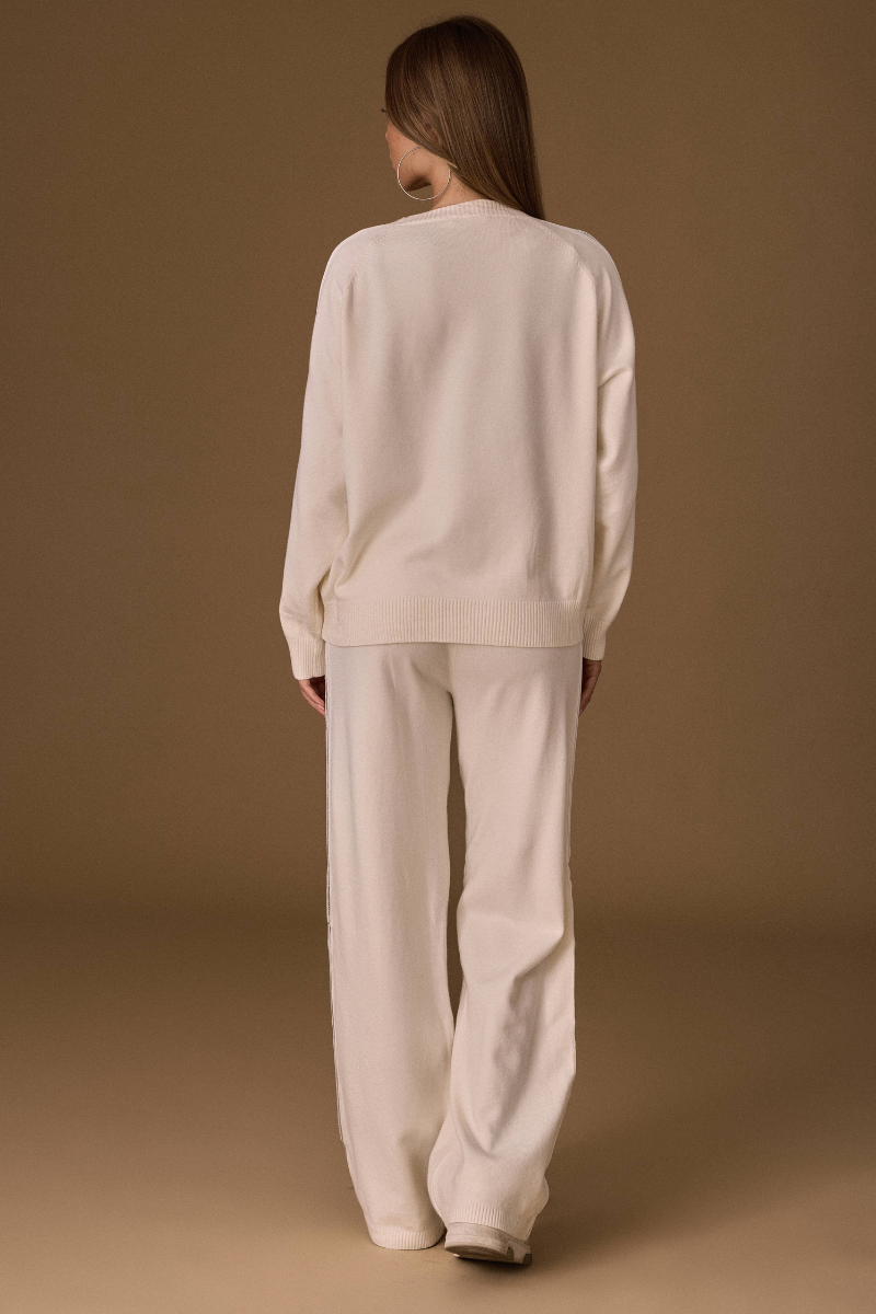 Coordinato Paillettes Bianco|Colore:Bianco