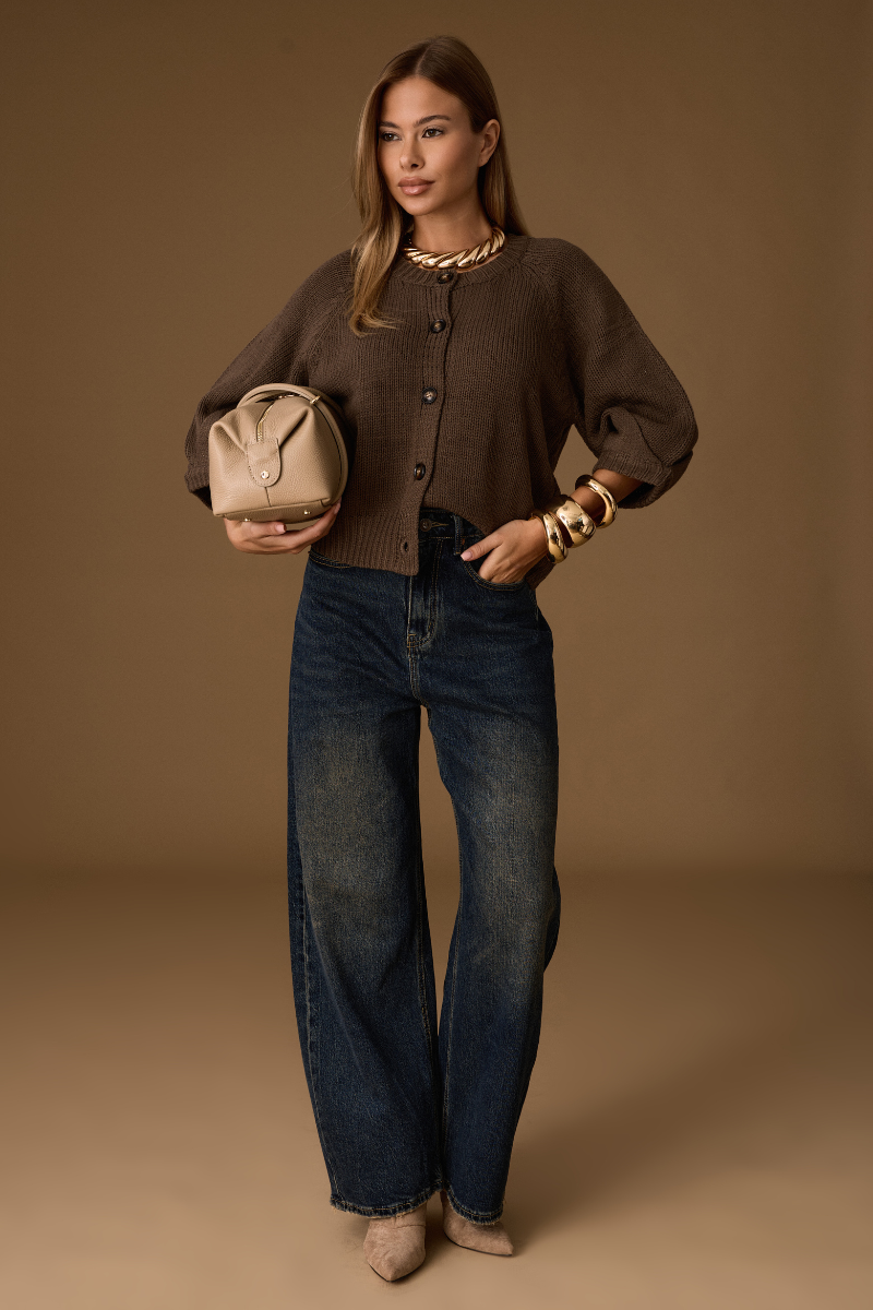 Jeans Ballon Sabbiato denim|Colore:Denim