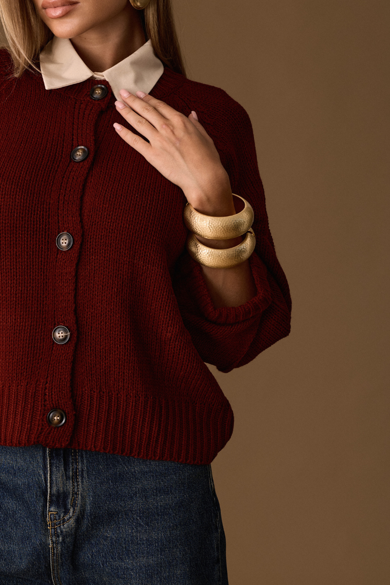 Bracciale Martellato oro|Colore:Oro