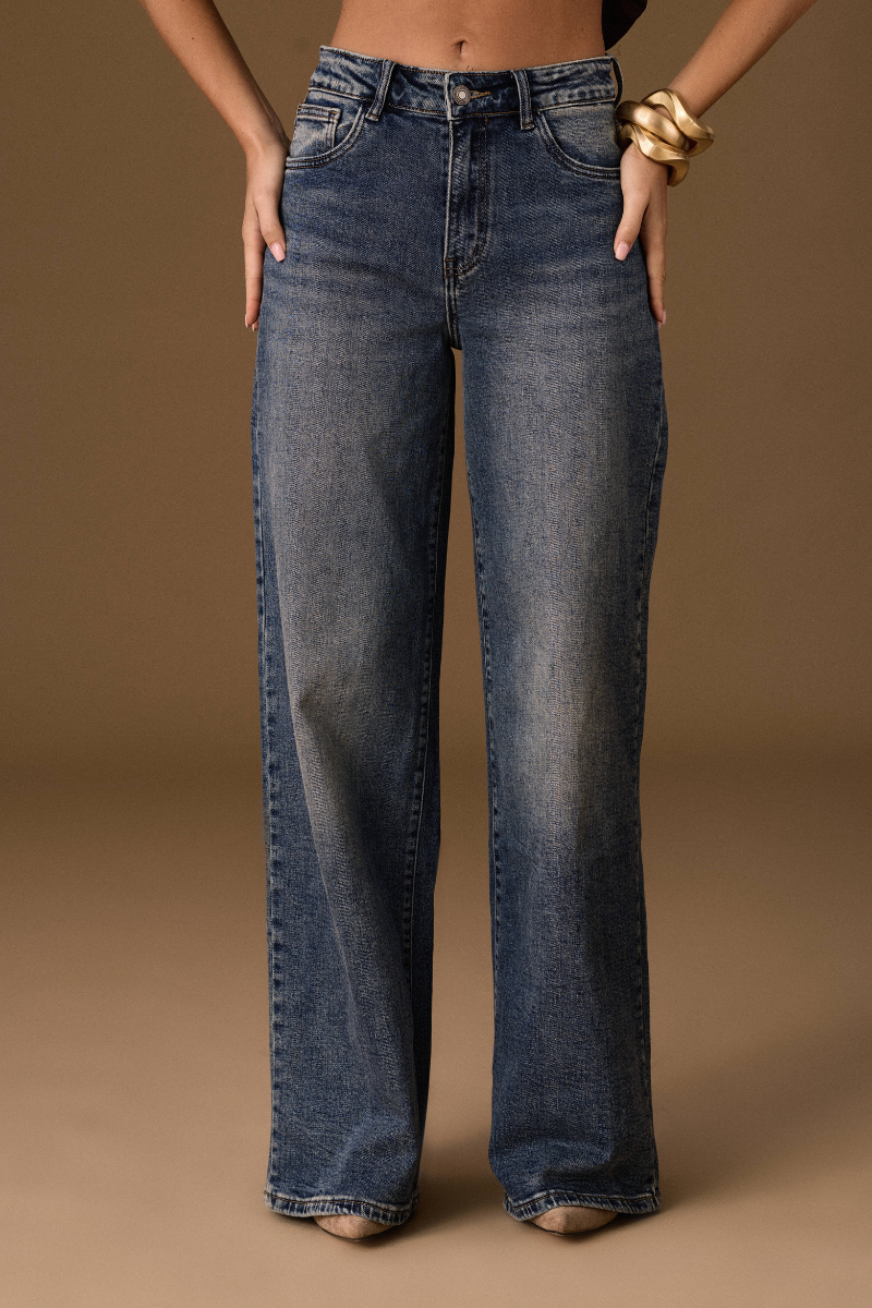 Jeans Palazzo denim|Colore:Denim