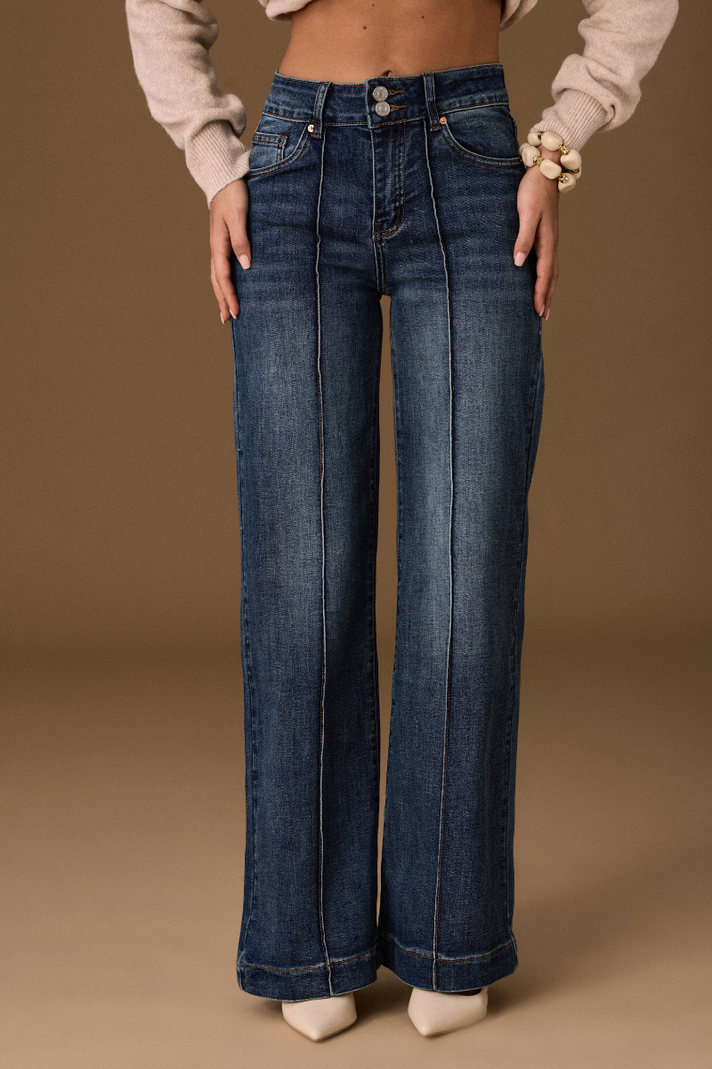 Jeans Riga Zampa denim|Colore:Denim