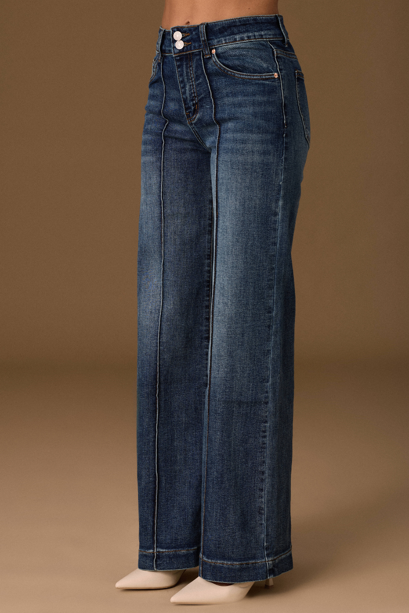 Jeans Riga Zampa denim|Colore:Denim
