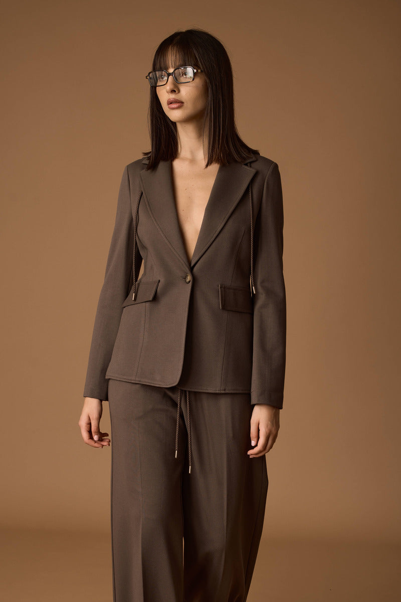 Giacca Sartoriale René fango|Colore:Fango
