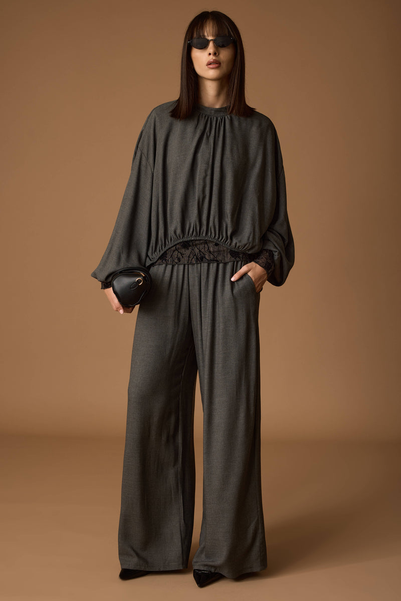 Coordinato Comfort grigio|Colore:Grigio
