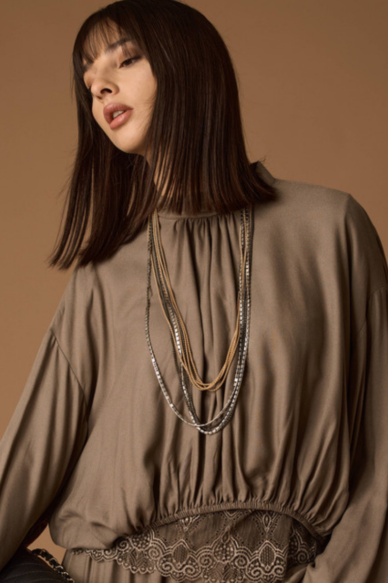 Collana Cher oro|Colore:Oro
