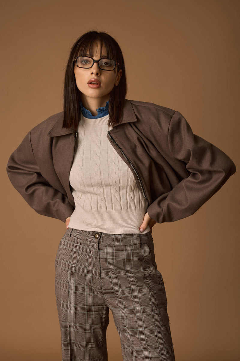 Bomber Urban tortora|Colore:Tortora