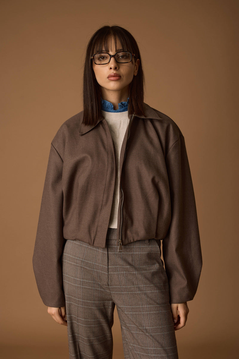 Bomber Urban tortora|Colore:Tortora