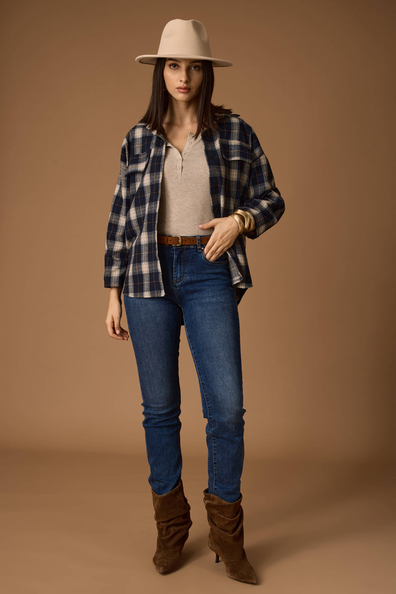 Jeans Push Up denim|Colore:Denim
