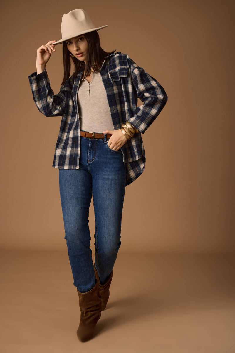 Jeans Push Up denim|Colore:Denim