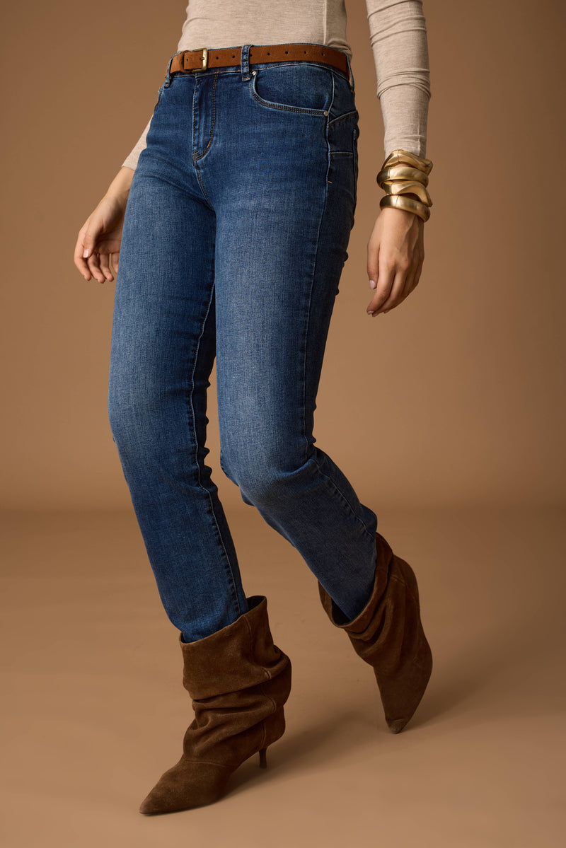 Jeans Push Up denim|Colore:Denim