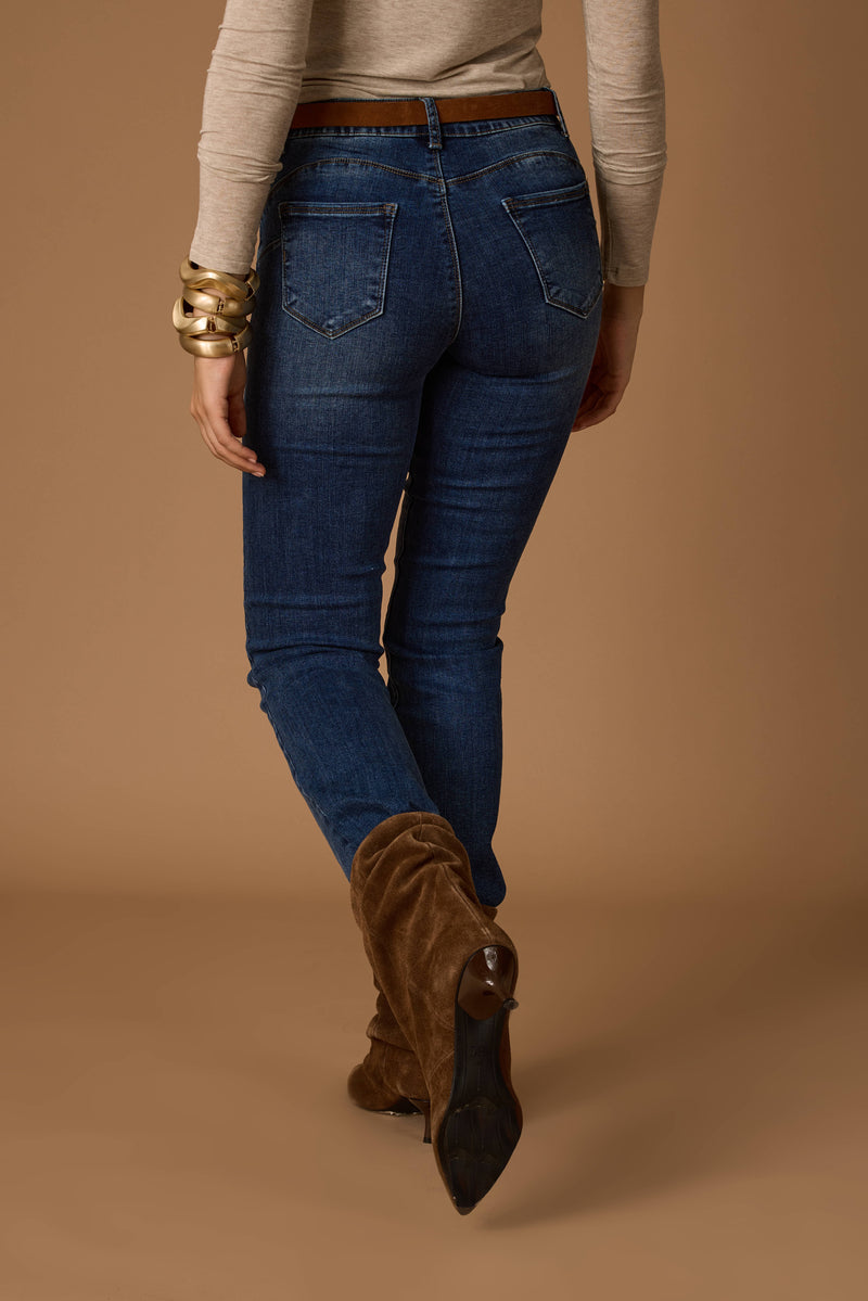 Jeans Push Up denim|Colore:Denim