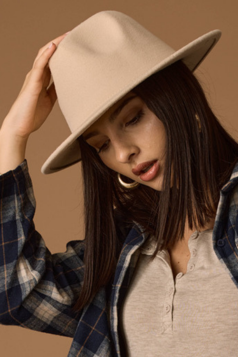 Cappello Falda Beige|Colore:Beige