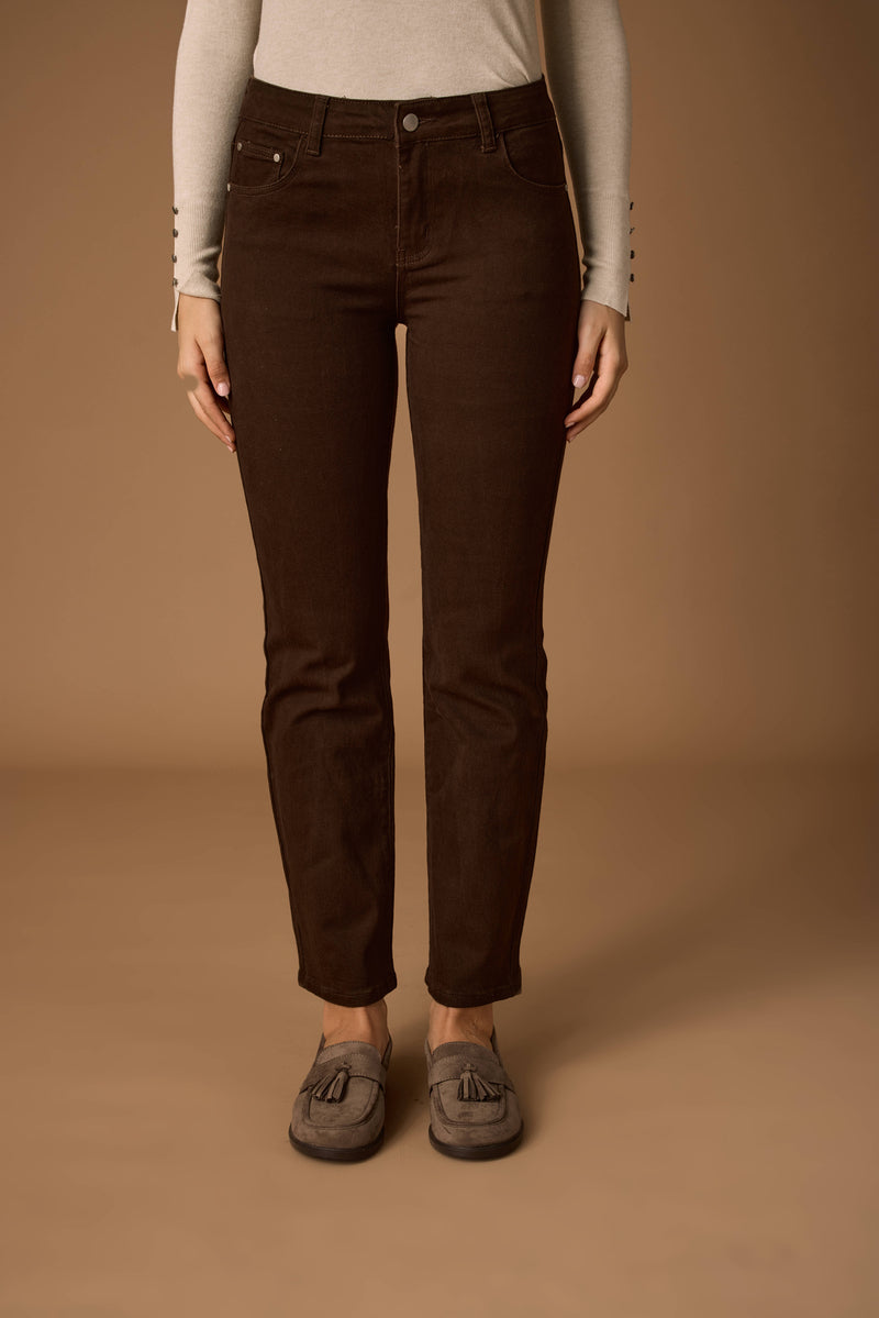 Pantalone Simply testa di moro|Colore:Testa di moro