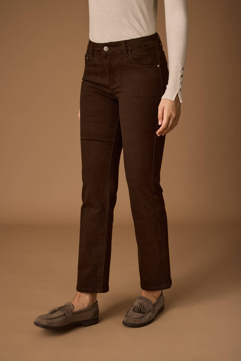 Pantalone Simply testa di moro|Colore:Testa di moro