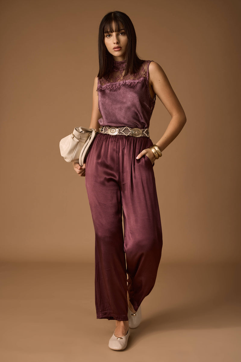 Pantalone Soft Malva|Colore:Malva