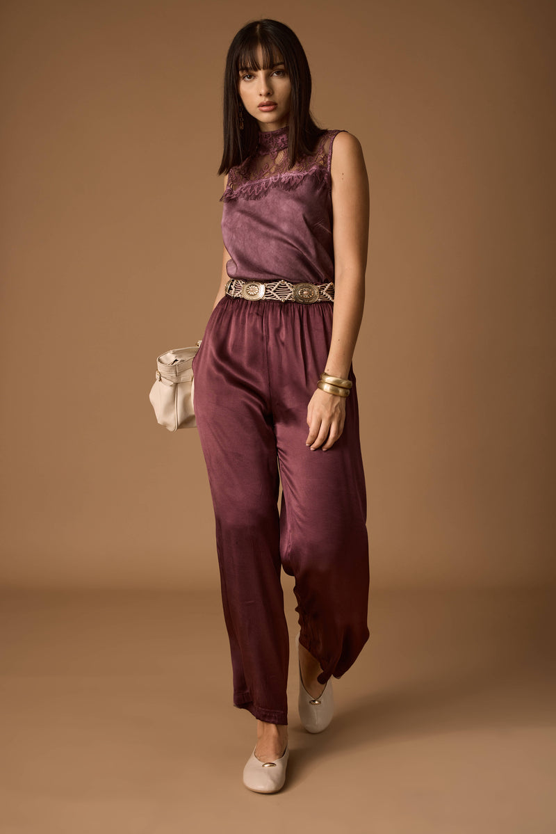 Pantalone Soft Malva|Colore:Malva