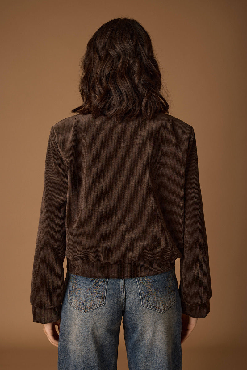 Bomber Costine testa di moro|Colore:Testa di moro