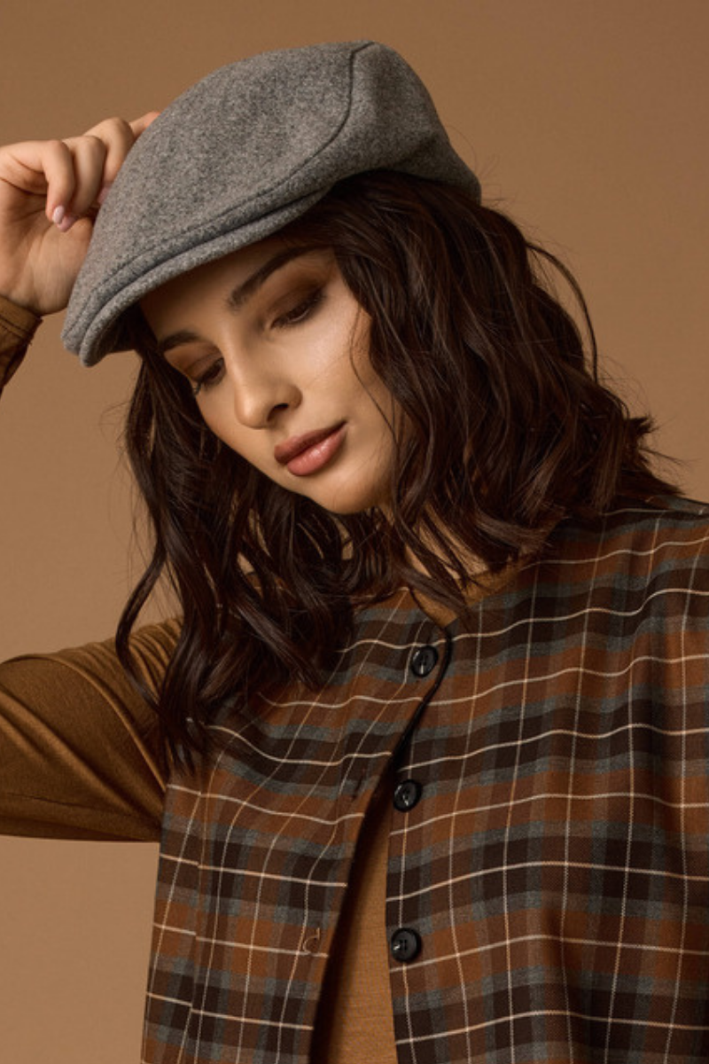 Cappello Coppola grigio|Colore:Grigio