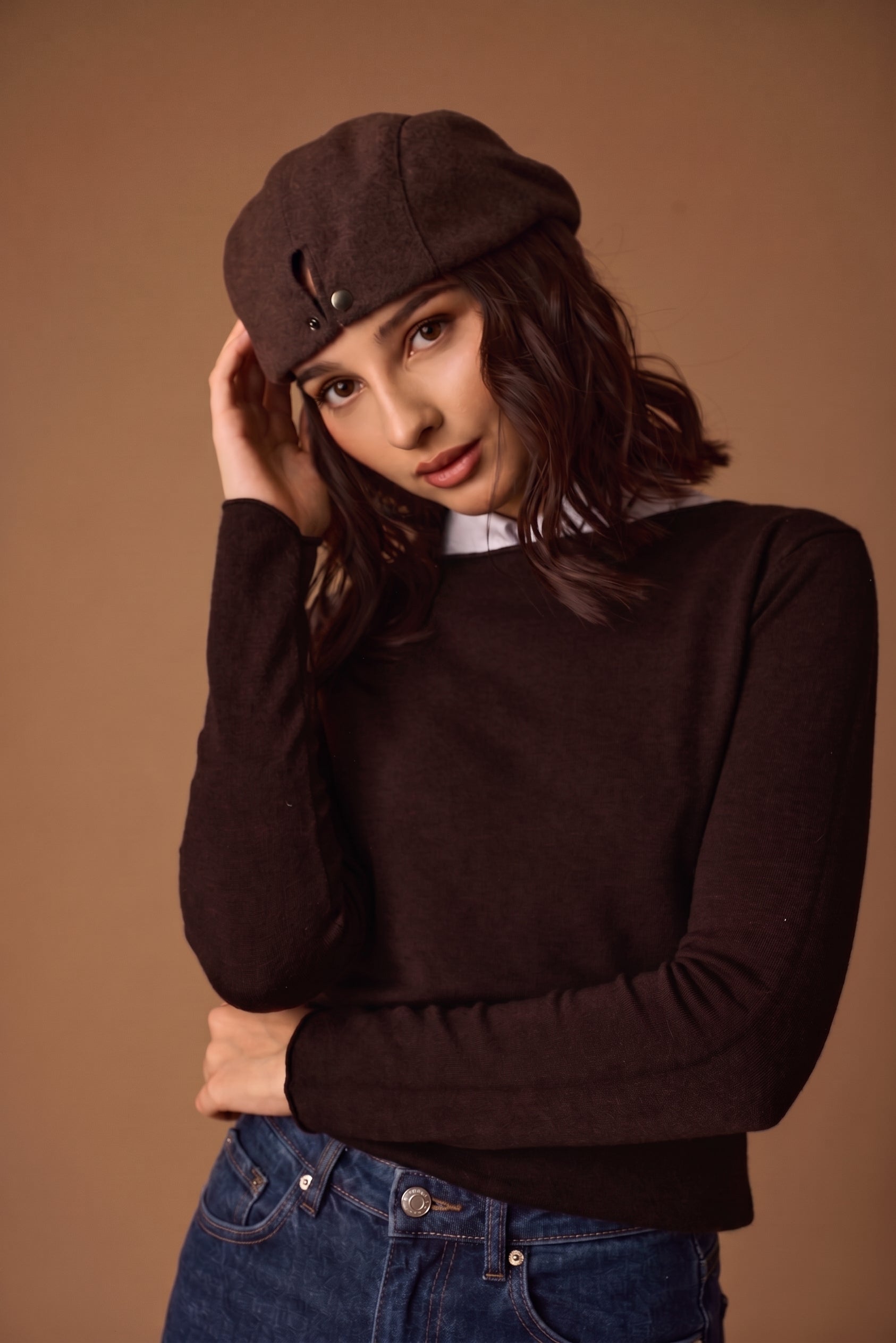 Pull Basic testa di moro|Colore:Testa di moro