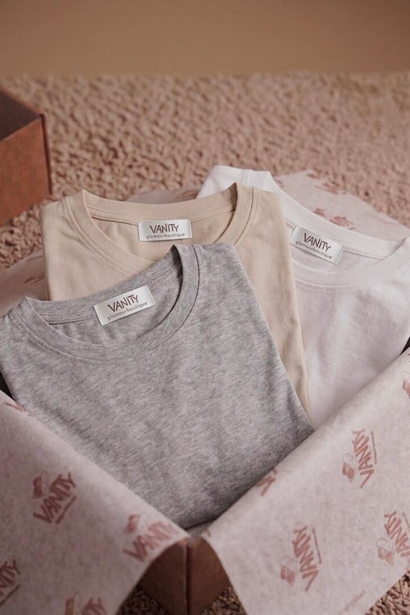 Kit T-Shirt Over panna-beige-grigio|Colore:Panna-beige-grigio