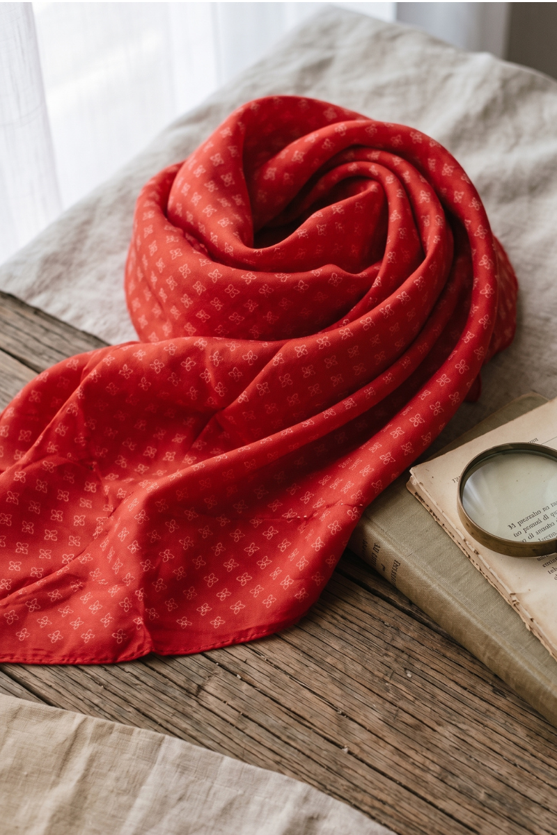 Foulard Fantasia Fiori fantasia|Colore:Fantasia