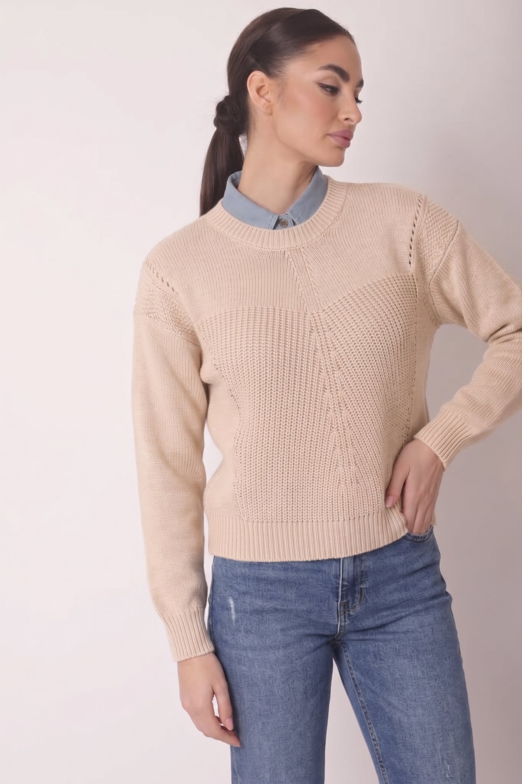Maglia Ronnie Beige|Colore:Beige