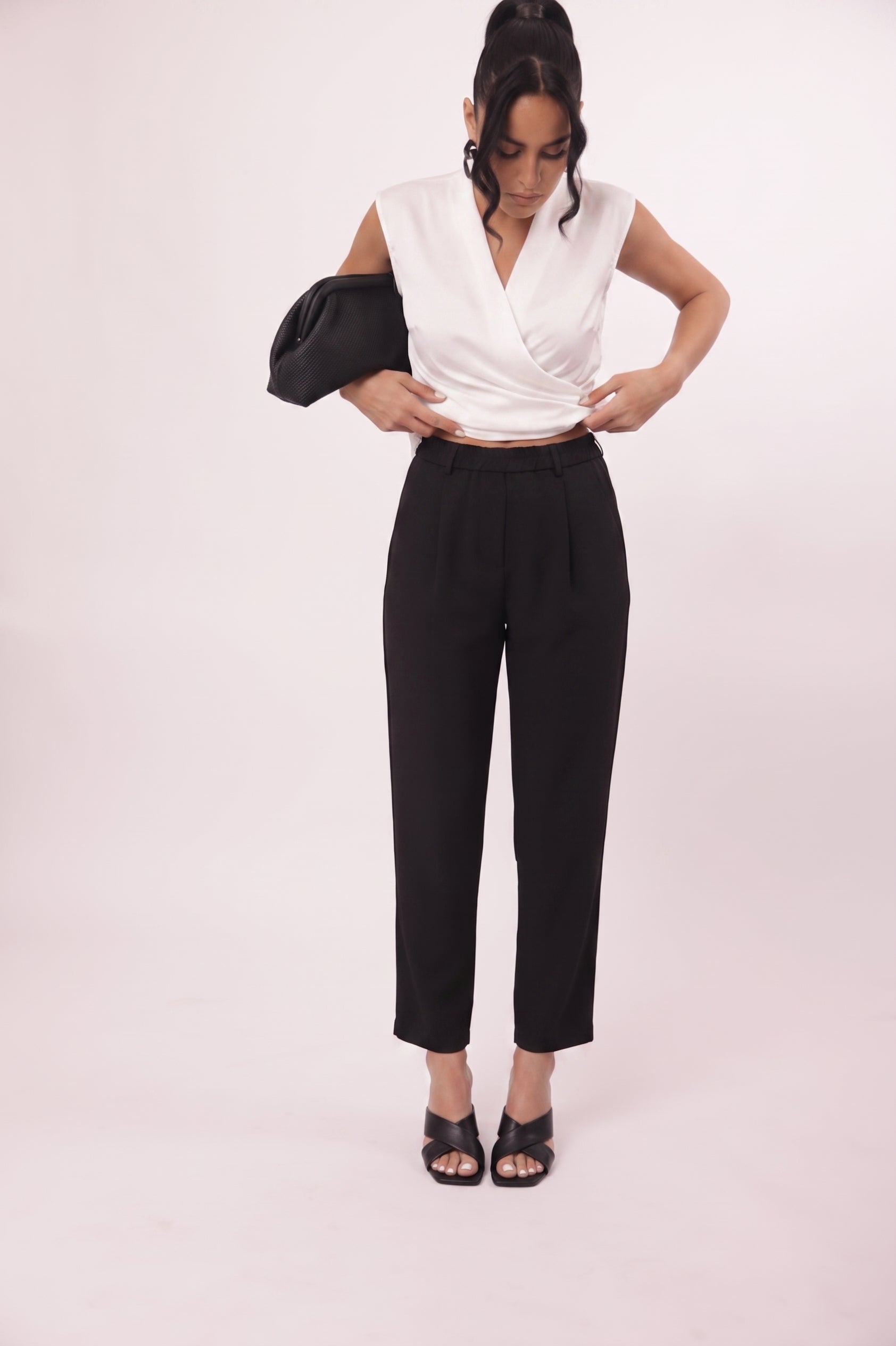 Pantalone Pratico Nero|Colore:Nero